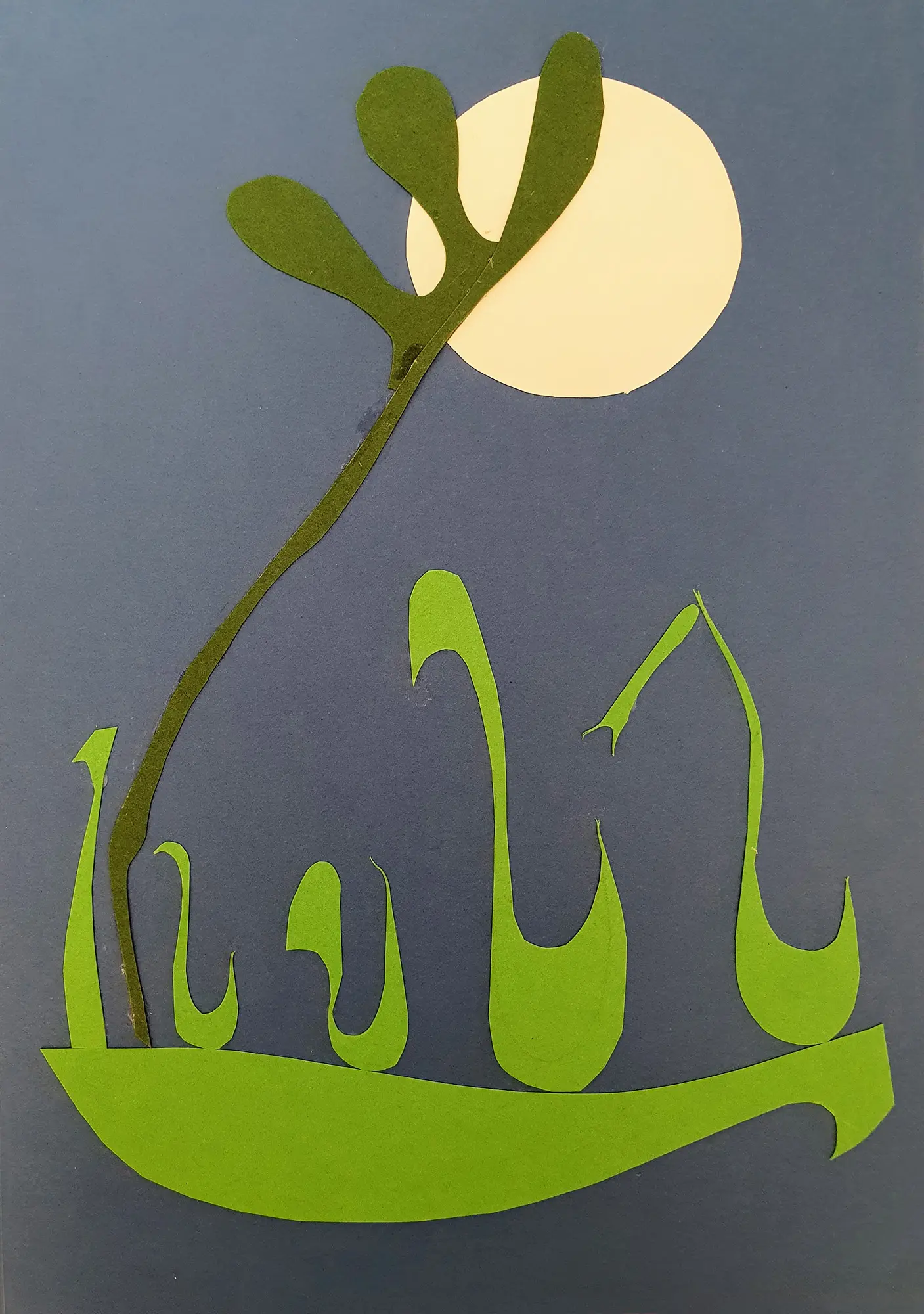 Abendspaziergang - Collage