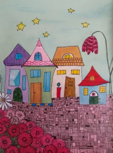 Auszeit - Naive Welt, 24x32cm