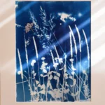 Das Licht in der Ferne - Cyanotypie, 36x48cm