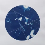 Das Spiel des Universums - Cyanotypie, 25x25cm