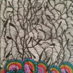 Der Regenbogen - Meditatives Zeichnen, Illustration, 24x32cm