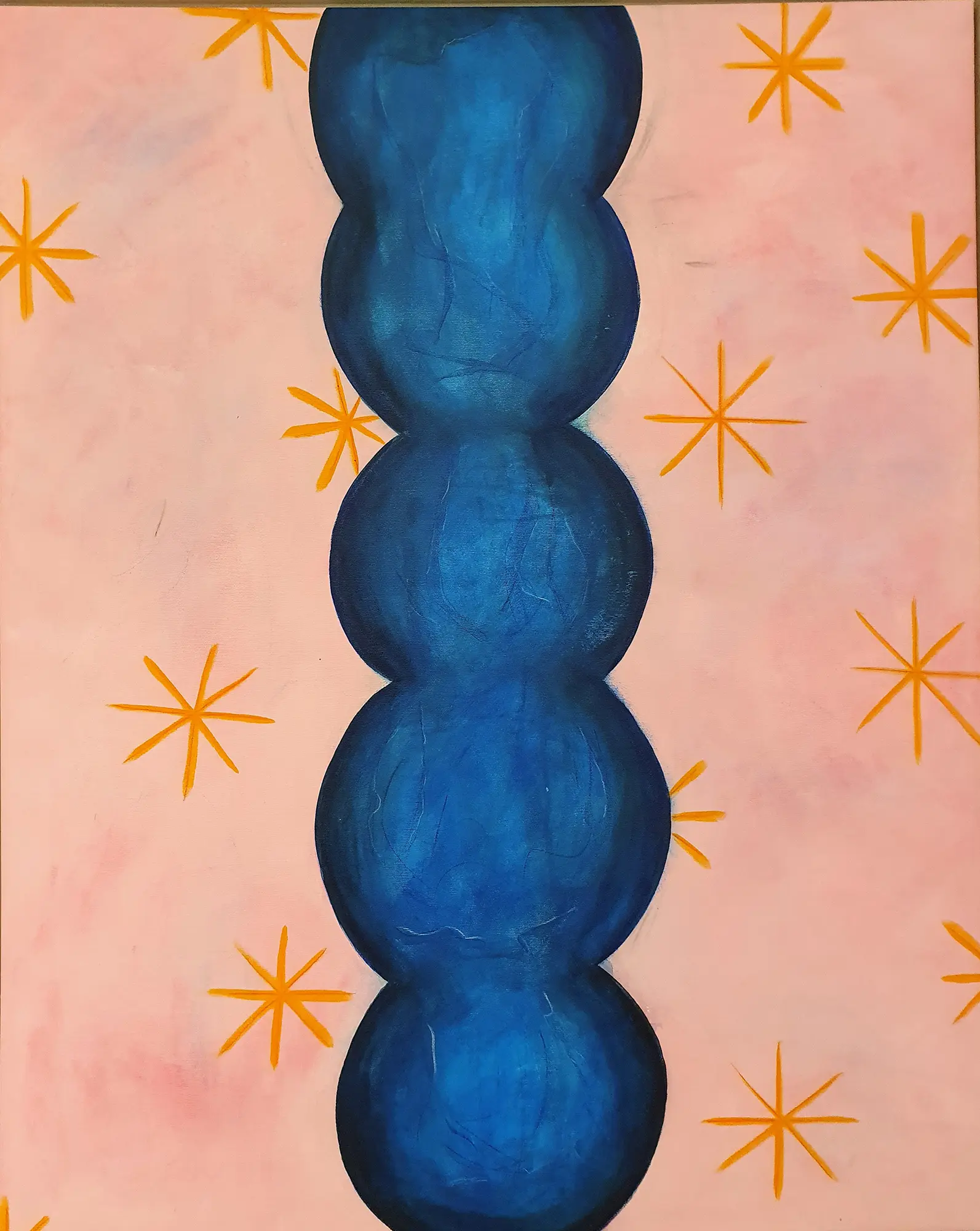 Der Sternenhimmel - Acryl, 80x100cm