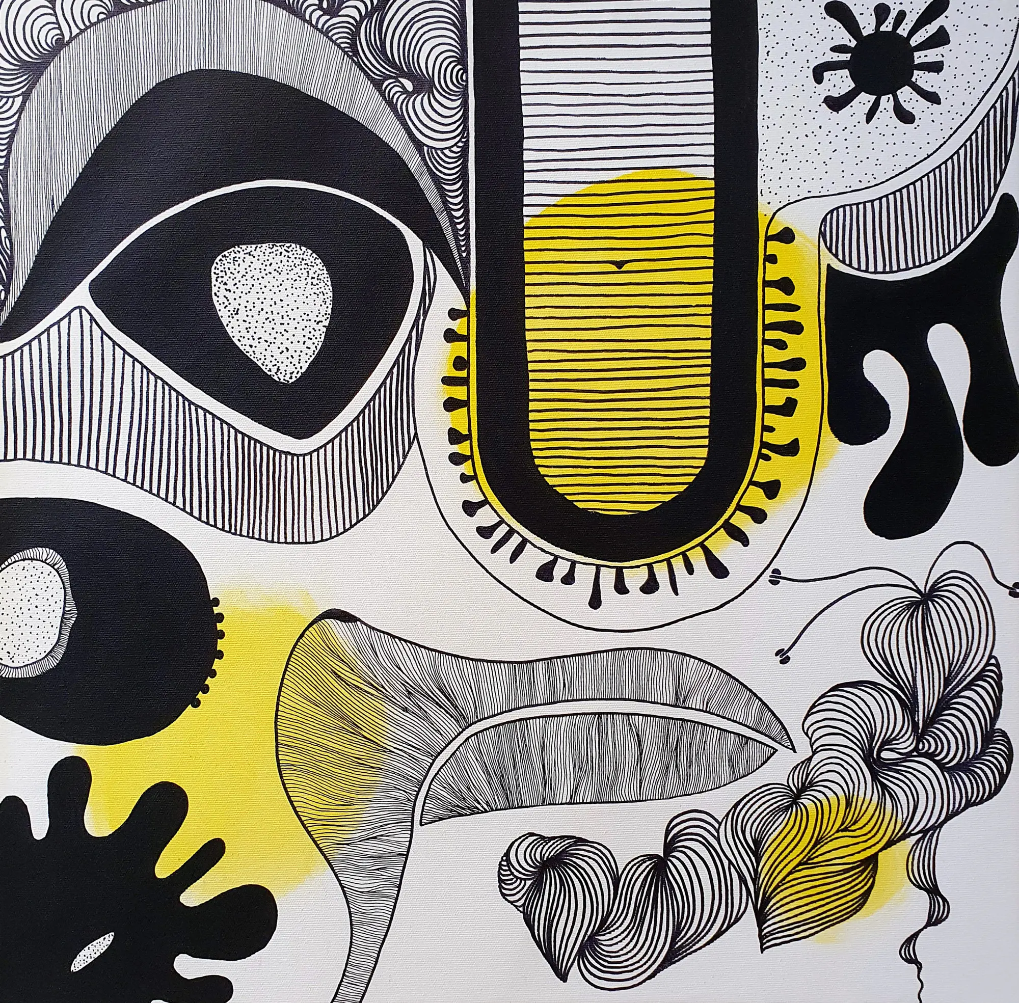 Der Tukan - Meditatives Zeichnen, Illustration