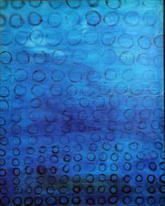 Der unüberschaubare Kosmos - Acryl, 80x100cm