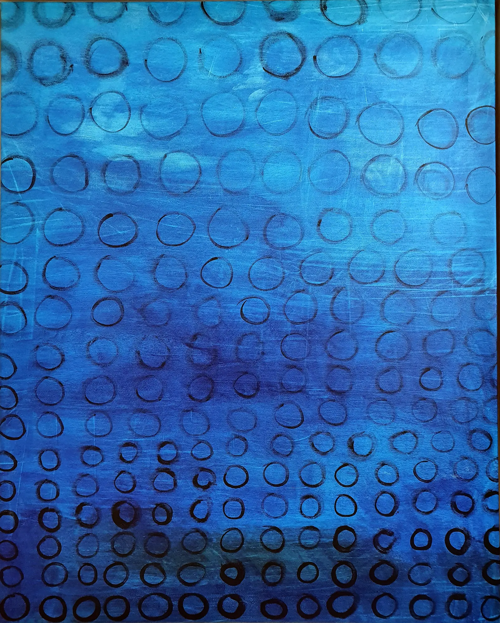 Der unüberschaubare Kosmos - Acryl, 80x100cm