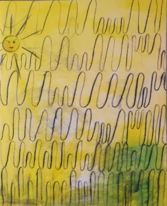 Die Kraft der Sonne - Acryl, 80x100cm