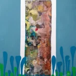 Eingebettet - Collage, 50x60cm