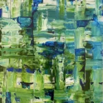 Grün! - Acryl, 49x64cm