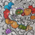 Heute schon gefreut - Meditatives Zeichnen, Illustration, 24x32cm