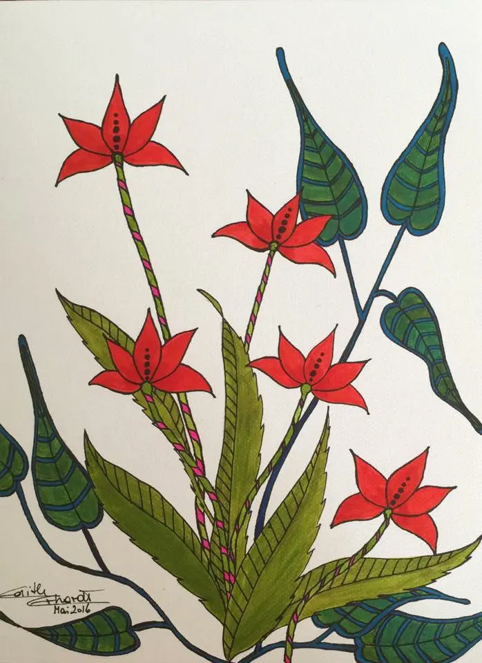 Neubeginn - Naive Welt, 24x32cm