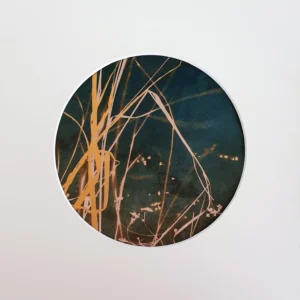 Unsichtbare Kräfte I, vertraue auf deine Kraft - Cyanotypie, 20cm