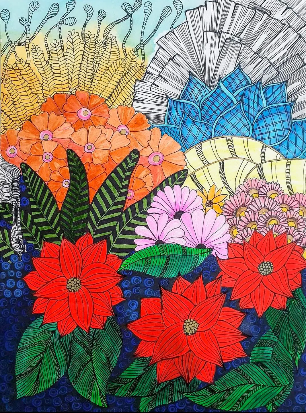 Verpasste Chancen kommen nicht wieder - Naive Welt, 30x40cm