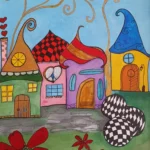 Zum Glück verhelfen - Naive Welt, 24x32cm